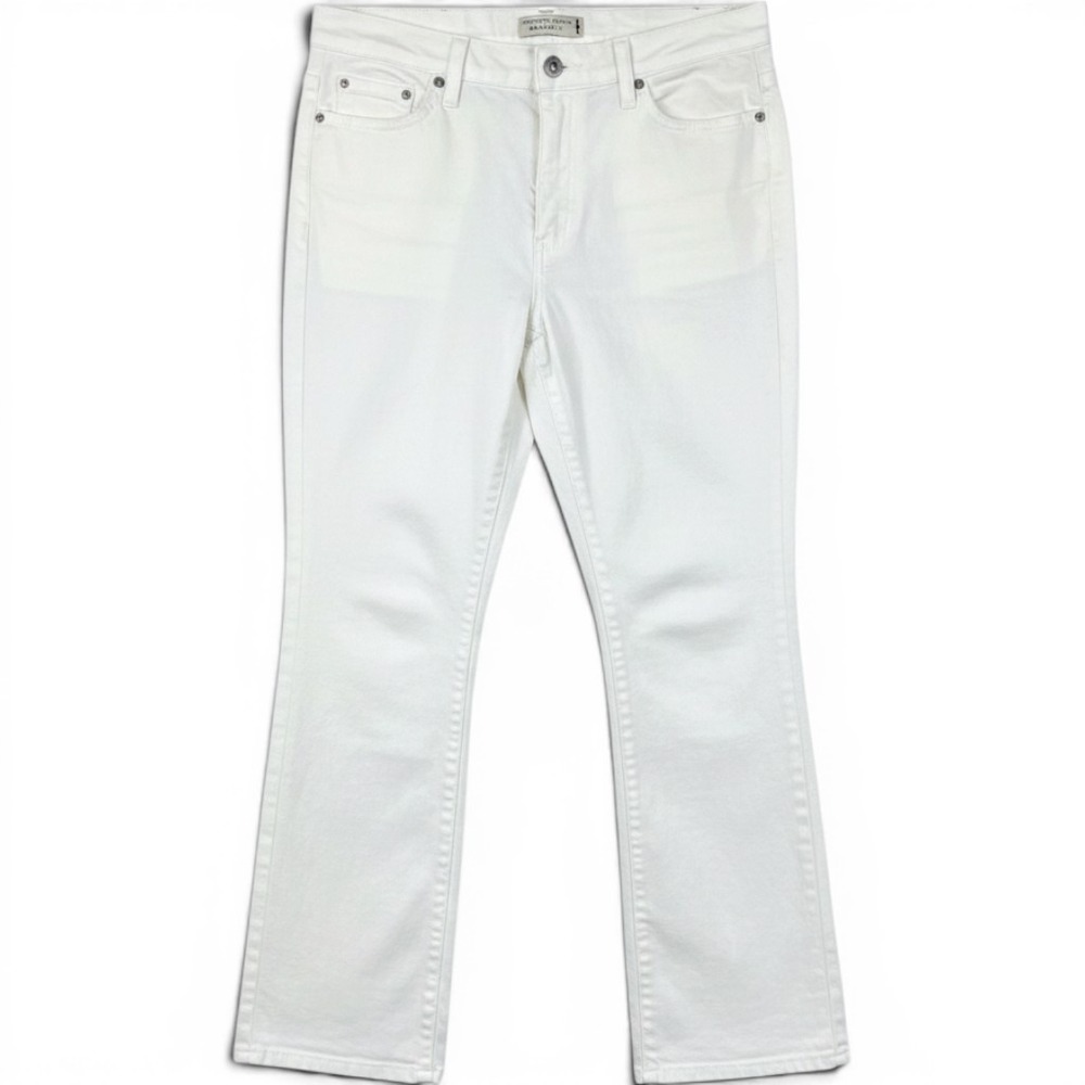 Levi's Jeans Women 16M White Perfectly Slimming 512 Boot Cut Stretch Denim Pants